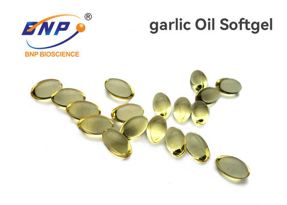 OEM Garlic Oil Vegan Softgel Capsule GMP Certificated Top Quality