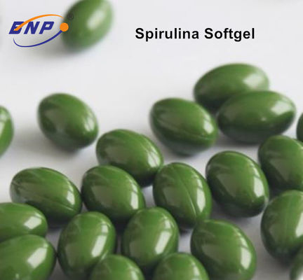 Weight Reducing OEM Supplement 1000mg Softgel Green Spirulina Capsules