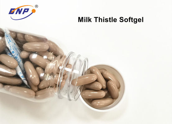 600mg Soft Gel OEM Supplement Silymarin Milk Thistle Capsules