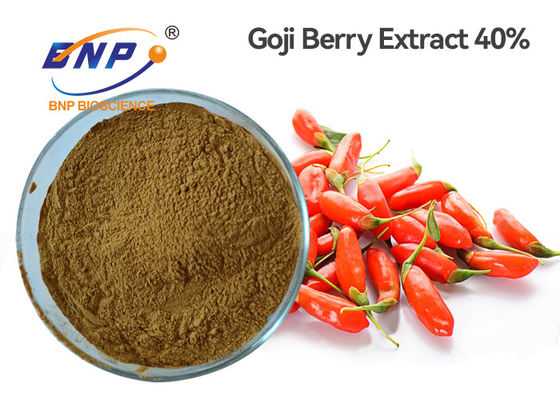 Water Solvent Goji Berry Extract 40% Polysaccharide Lycium Barbarum Powder