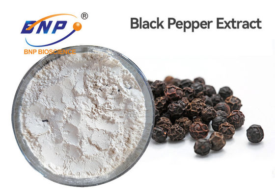 White Piperine Black Pepper Extract Powder HPLC Piper Nigrum Fruit Extract