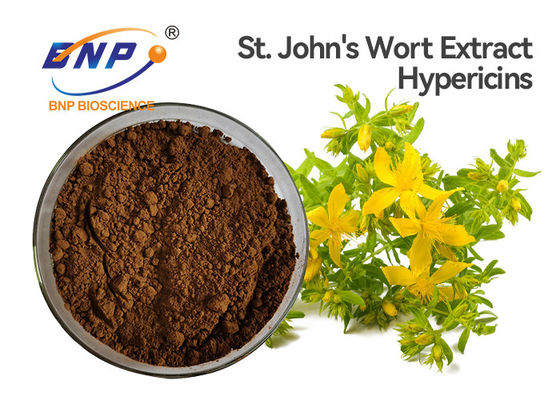 Brown Powder St John'S Wort Extract P.E. Hypericin 0.3% Hypericum Perforatum