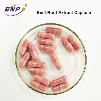 Red Capsule OEM Supplement 600mg Beet Root Extract Pills