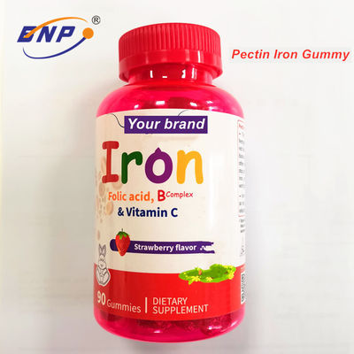 Contract Manufacturing Dietary Supplement Iron Gummy Candy For Kids