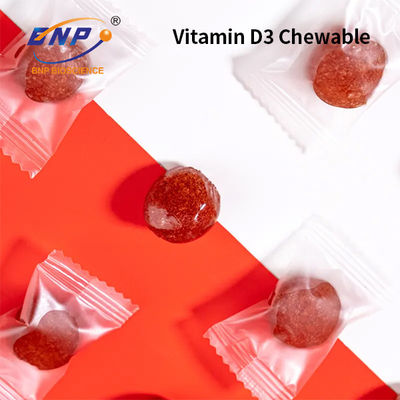 Natural Flavour Supplements Vitamin D3 Chewable Calcium Gummy Candy