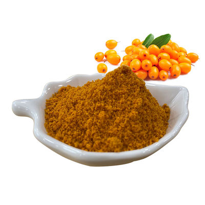 Light Yellow Fruit Vegetable Powder Supplement Hippophae Rhamnoides Sea Buckthorn Juice Powder